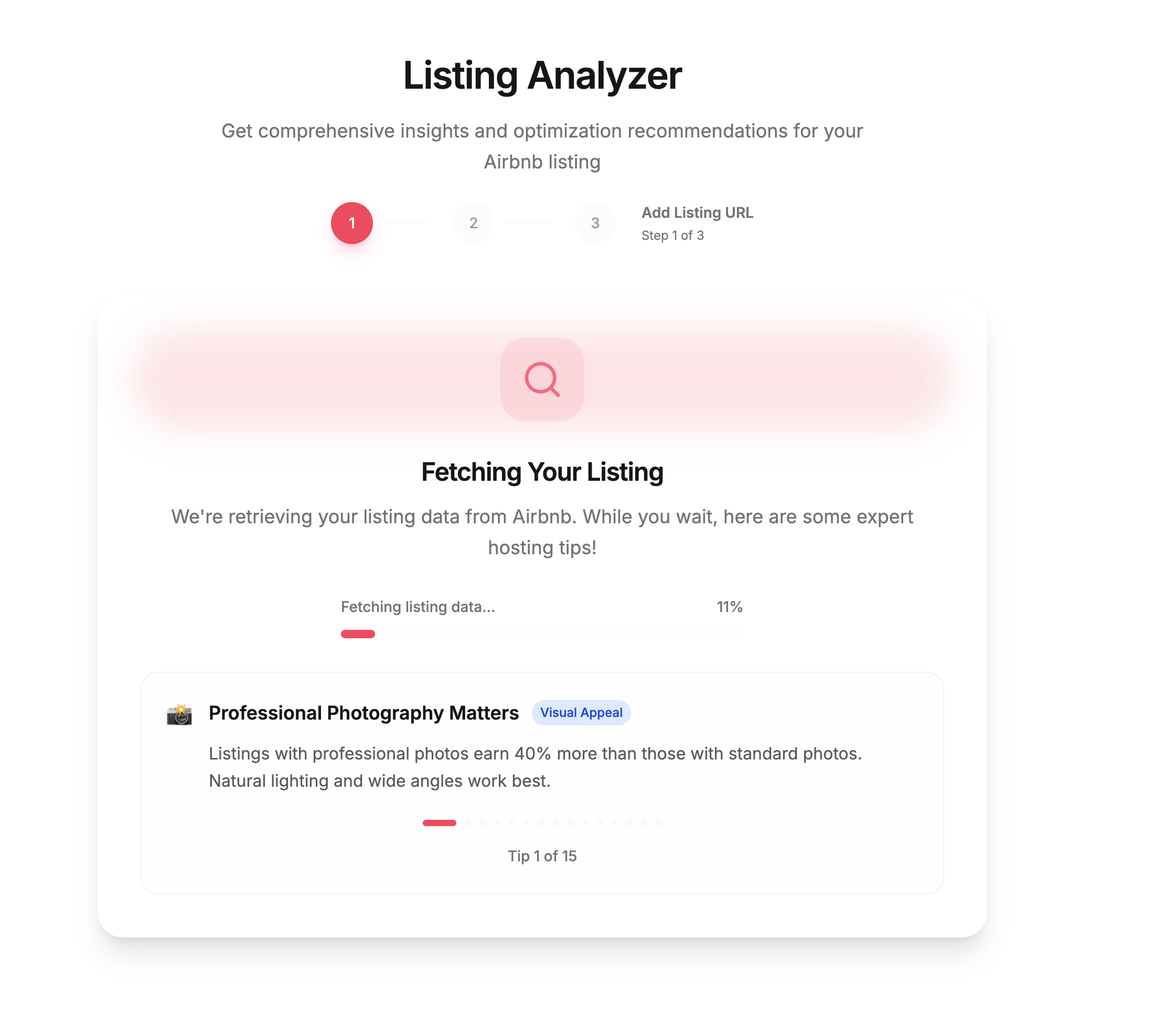 Airbnb Listings Leaderboard - Screenshot 3 showing product features and functionality