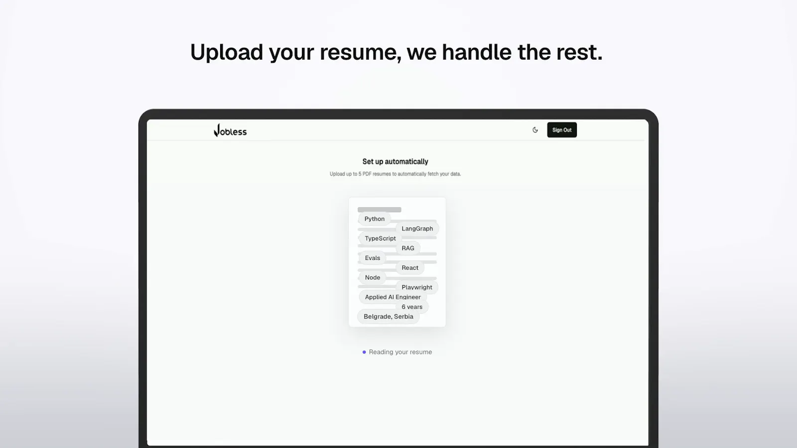 Jobless screenshot 2