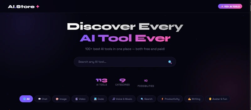 AI Universal Store screenshot 1