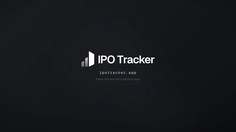 IPO Tracker screenshot 1 (video preview)