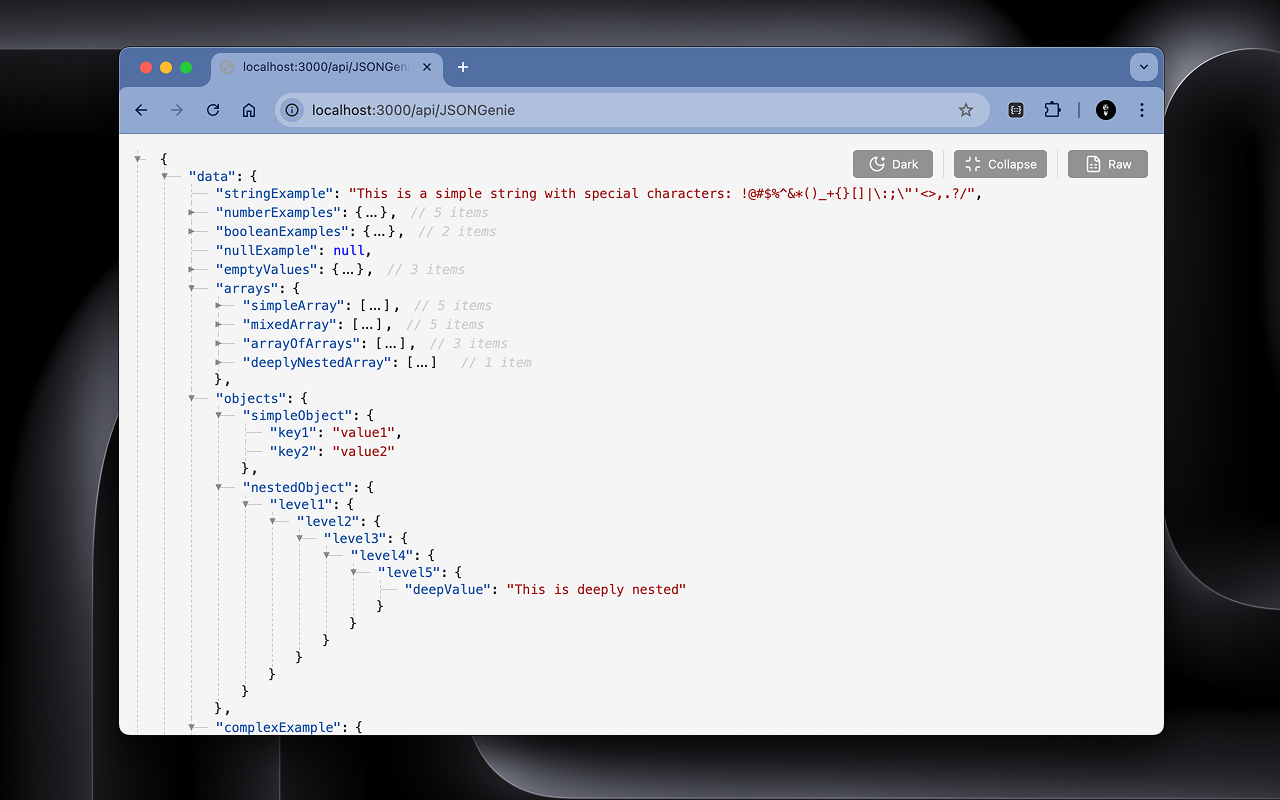 JSONGenie gallery image