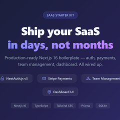 Next.js SaaS Starter Kit