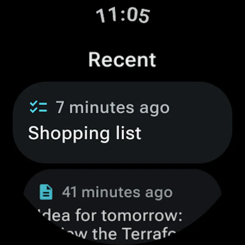 WristNote screenshot 6