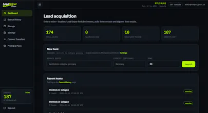Lead Sniper Ai Scraper gallery image
