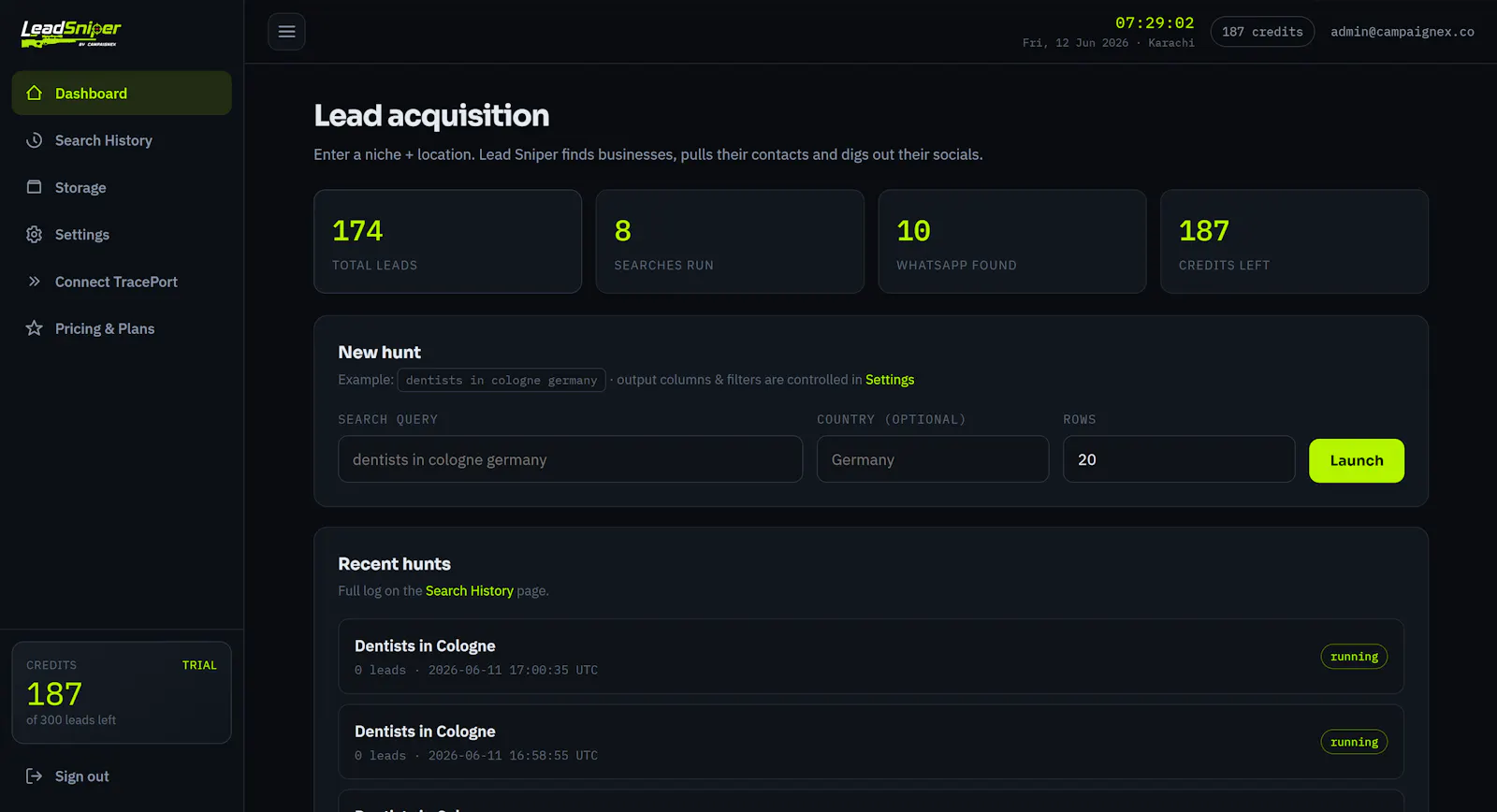Lead Sniper Ai Scraper screenshot 2