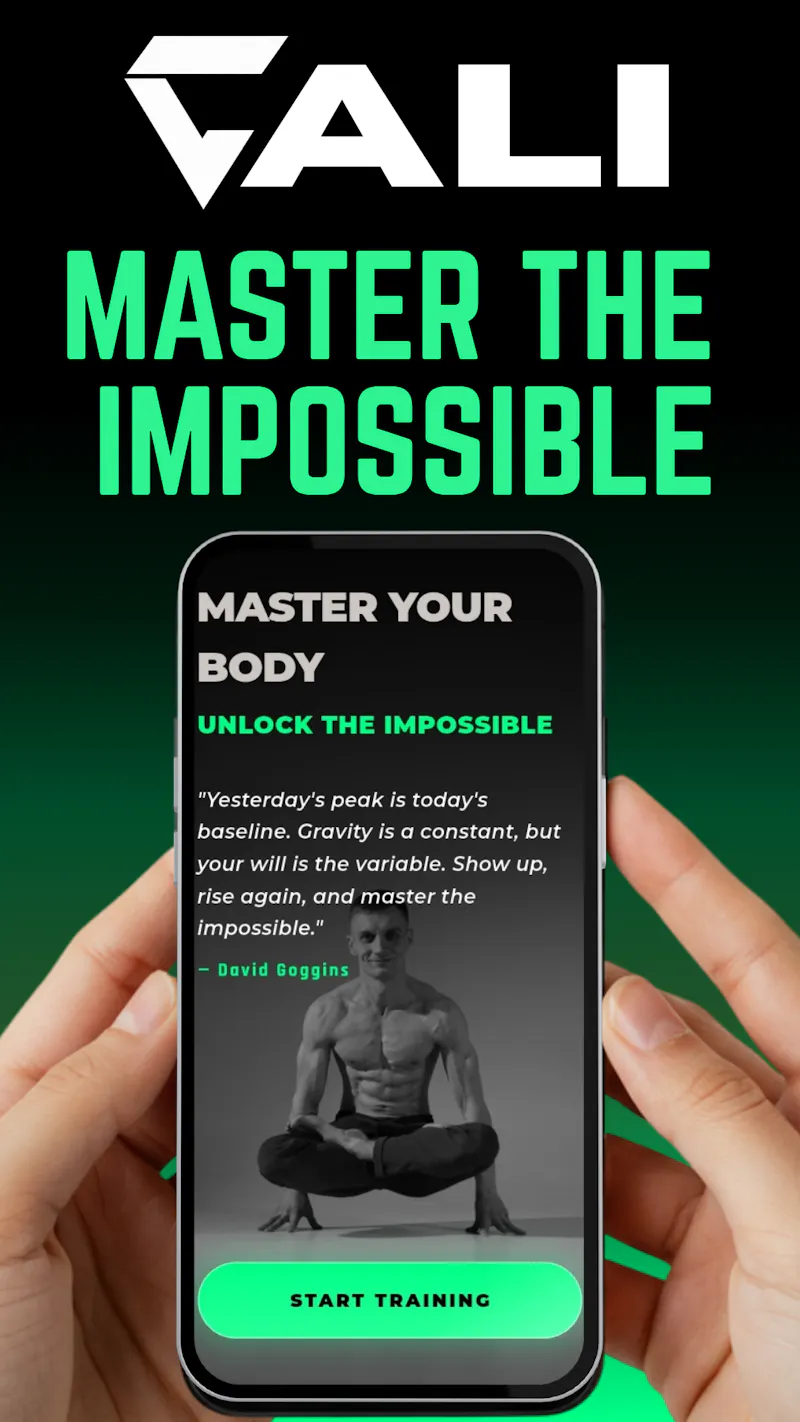 Cali - Calisthenics Mastery screenshot 1
