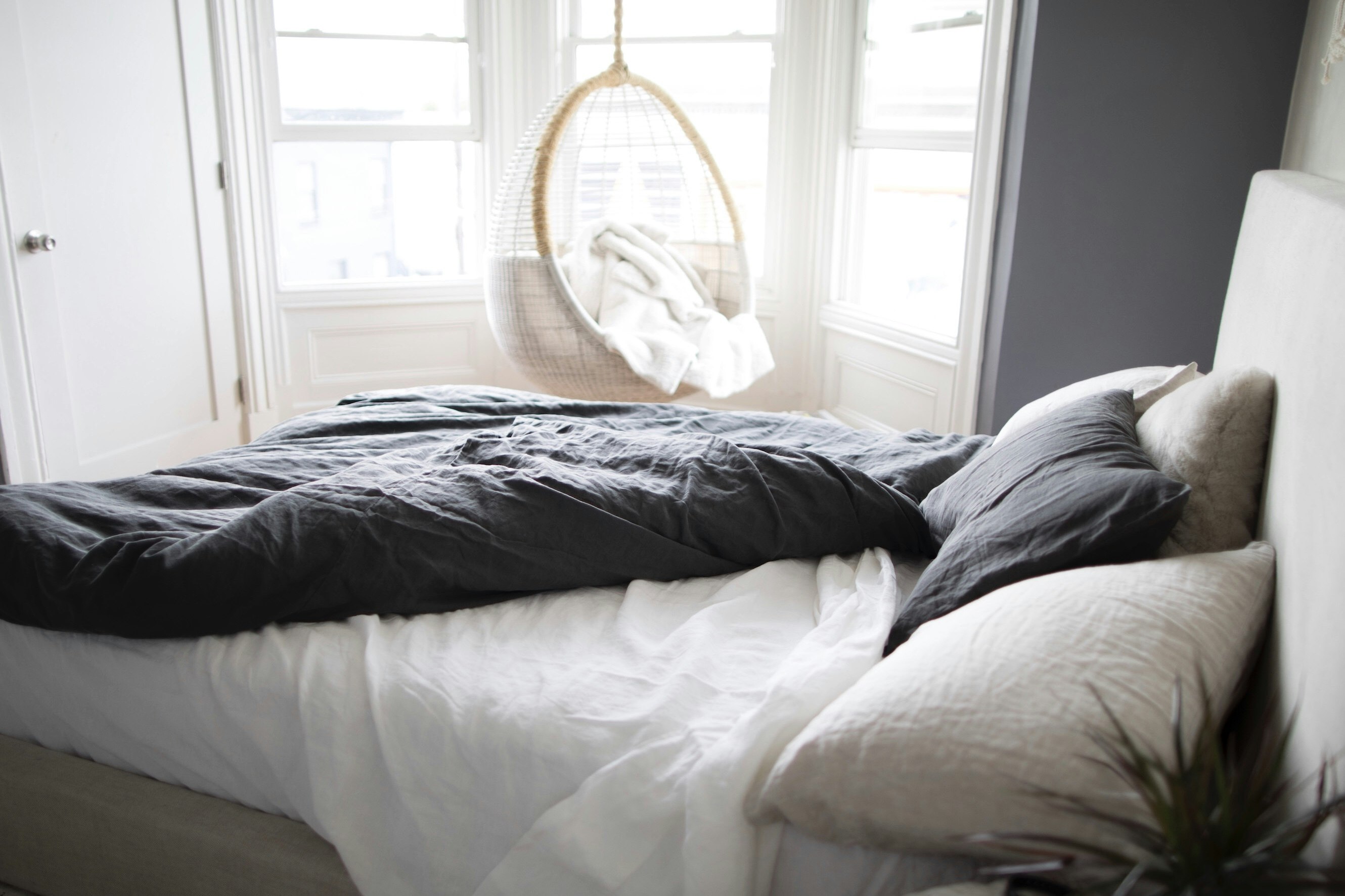 Olive Wren French Linen Bedding gallery image