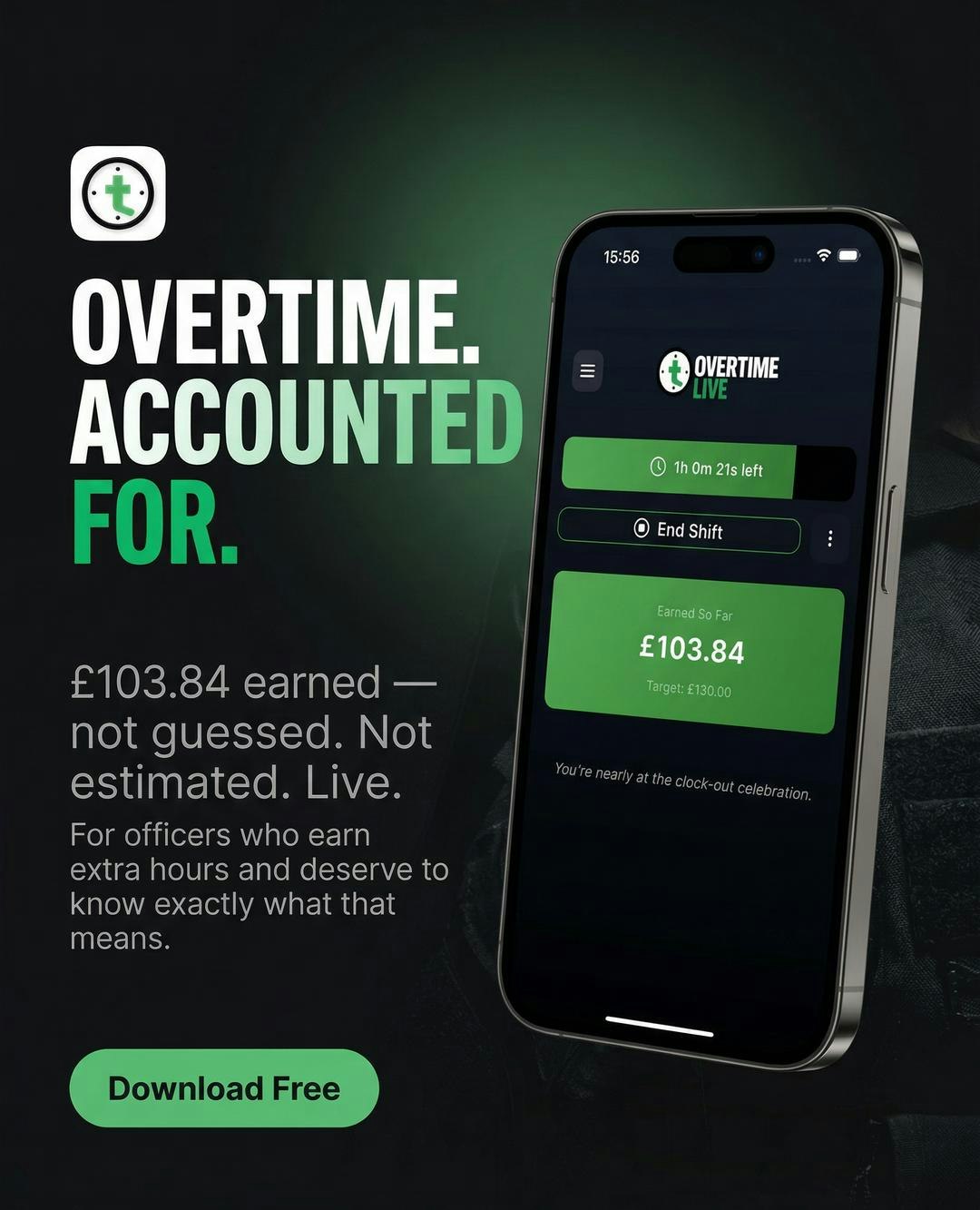 Overtime Live - Shift Tracker gallery image