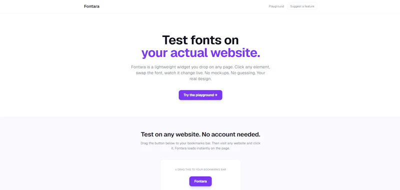 Fontara screenshot 2