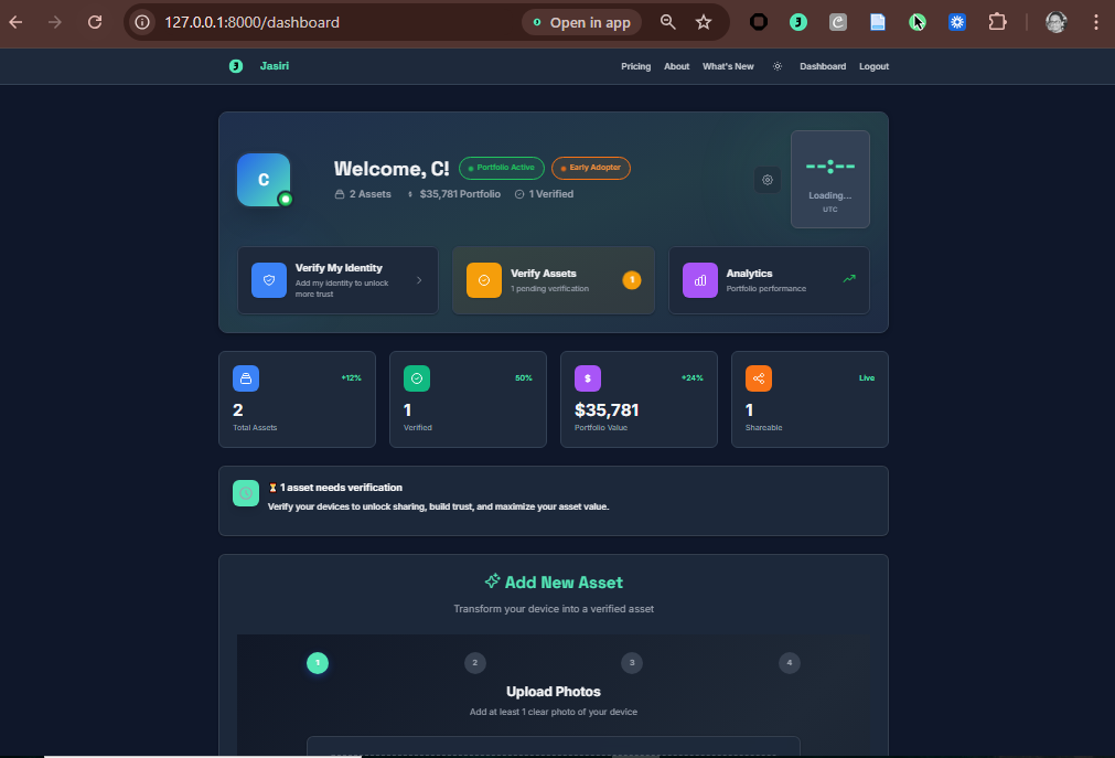 Jasiri - Own Your Tech, Anywhere - Screenshot 2 showing product features and functionality