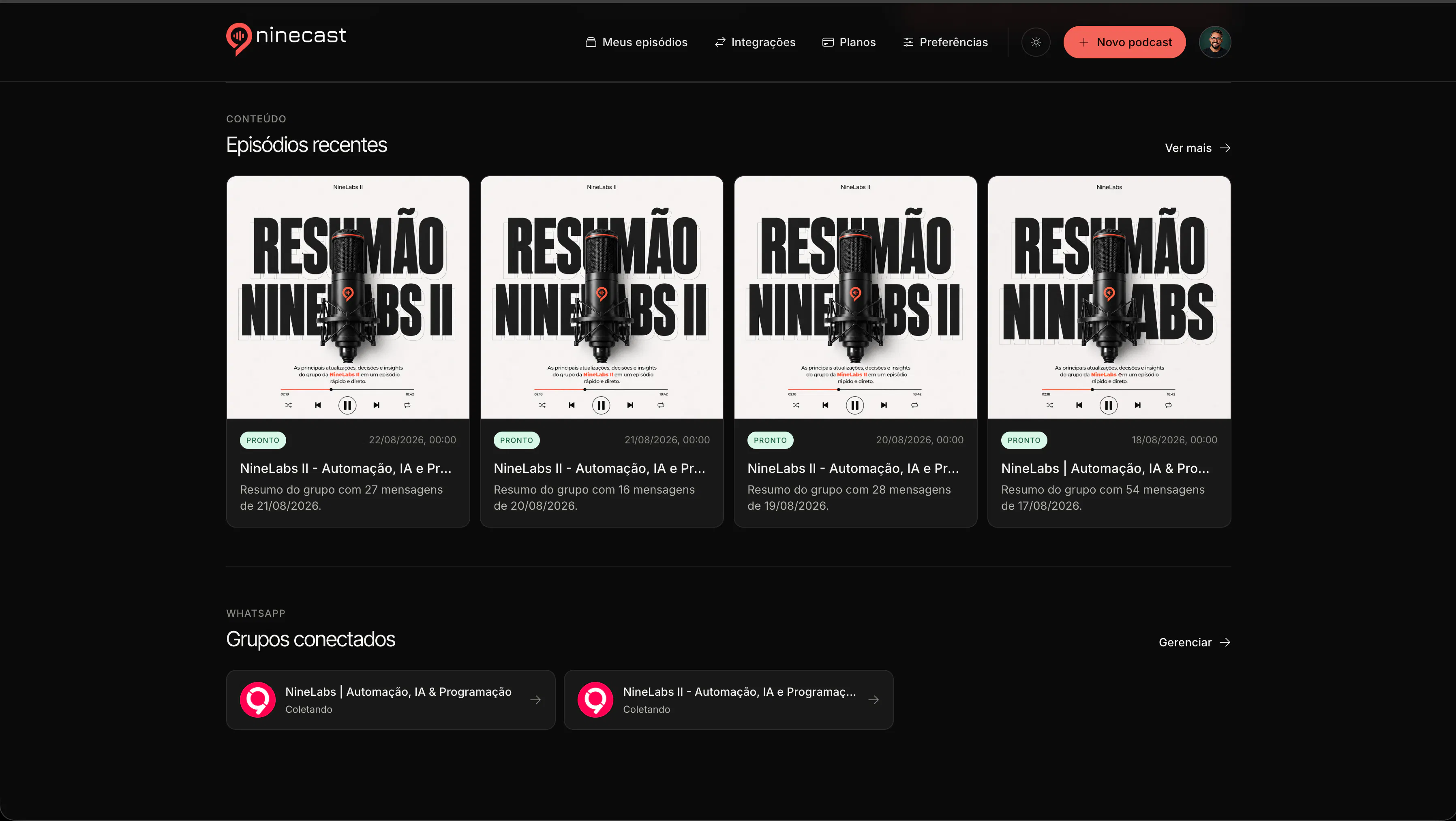 Ninecast gallery image