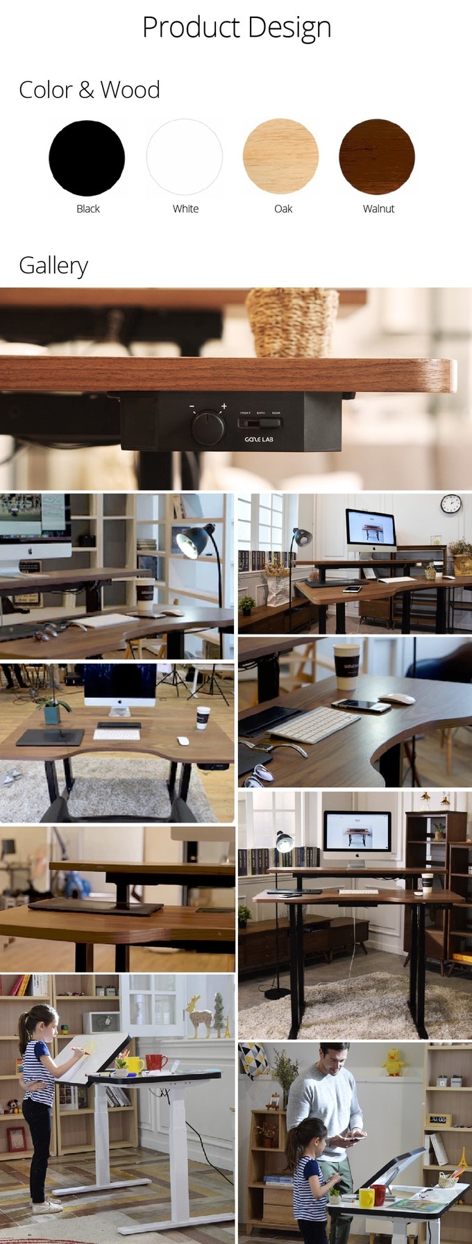 The Smartest Standing Desk with IoT festures gallery image