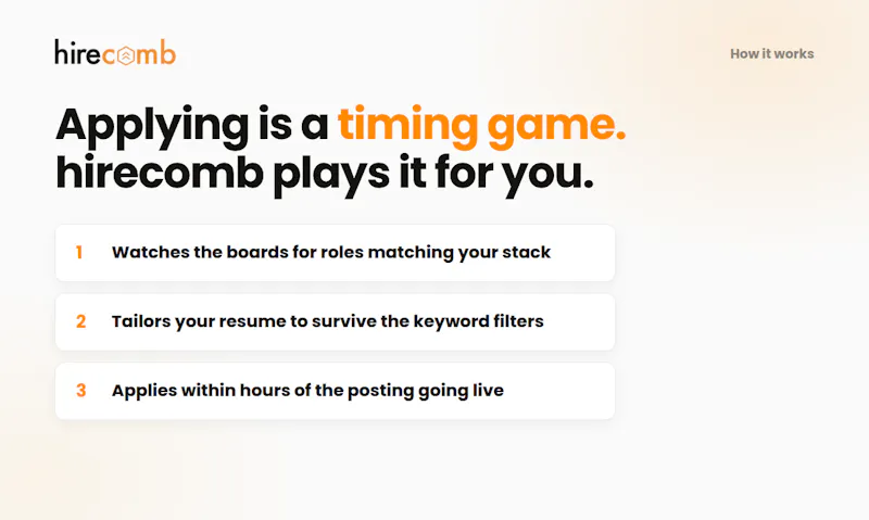 hirecomb screenshot 4
