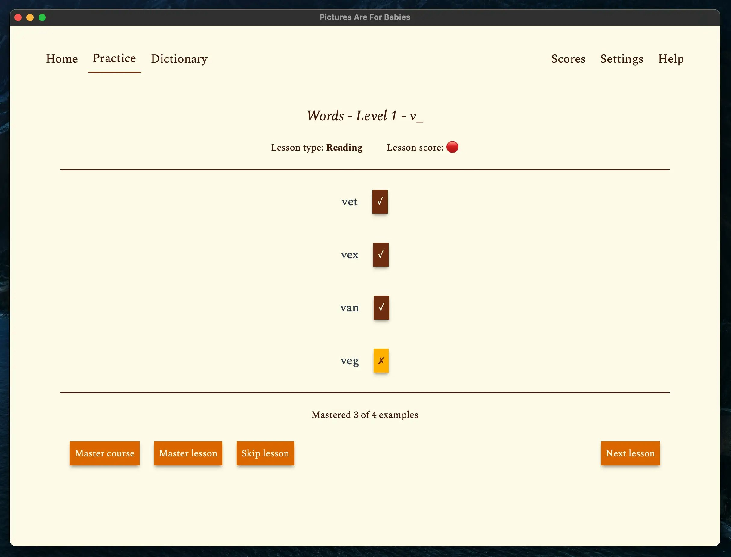 Pictures Are For Babies - Screenshot 3 showing product features and functionality