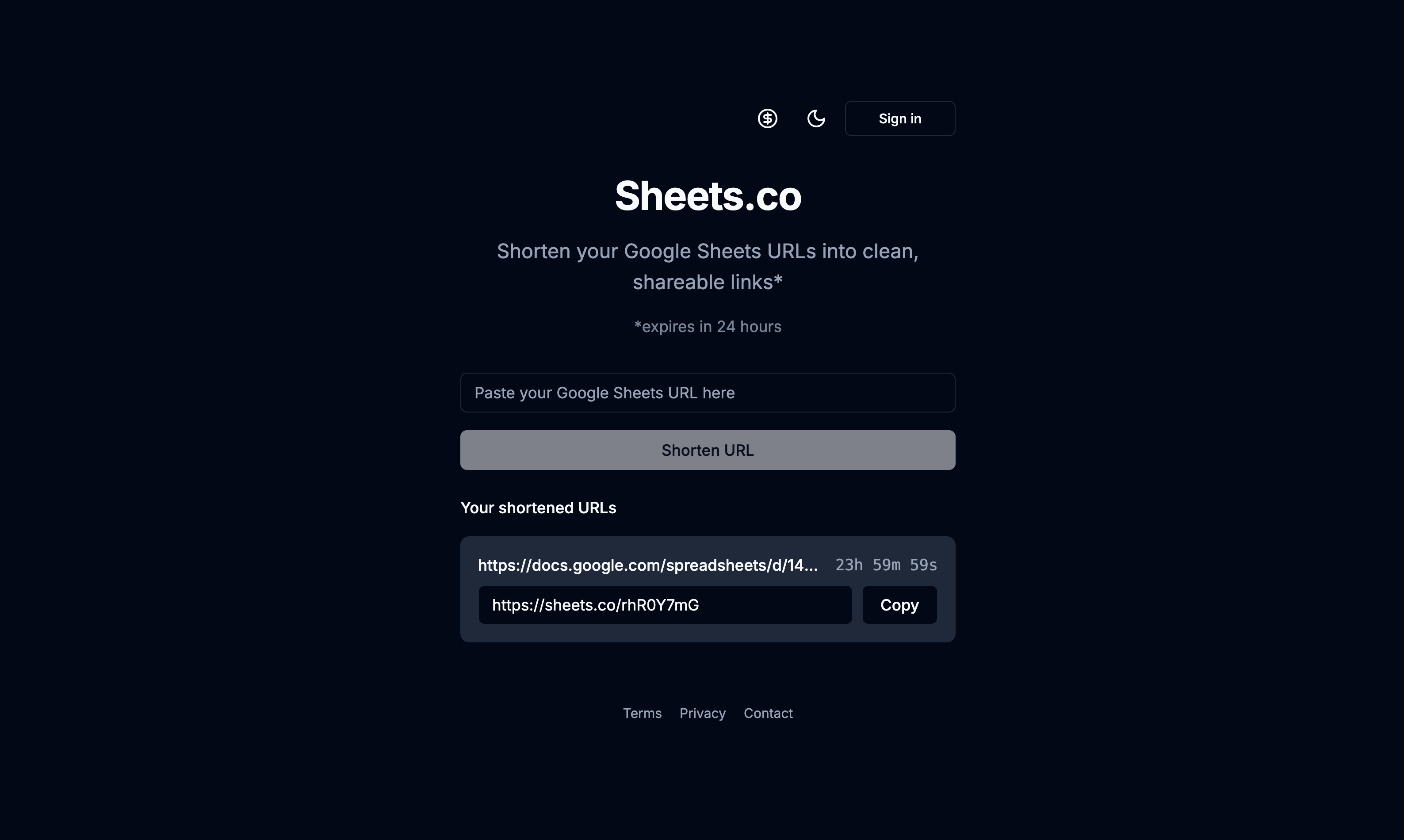 Sheets.co gallery image