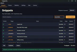 Snippets, Private Text Expander gallery image