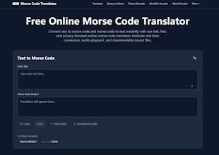 Morse Code Translator gallery image
