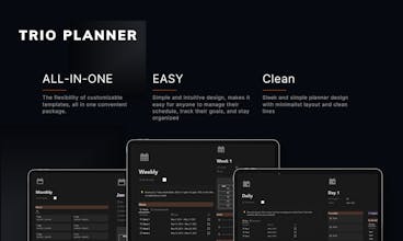 Notion Trio Planner gallery image