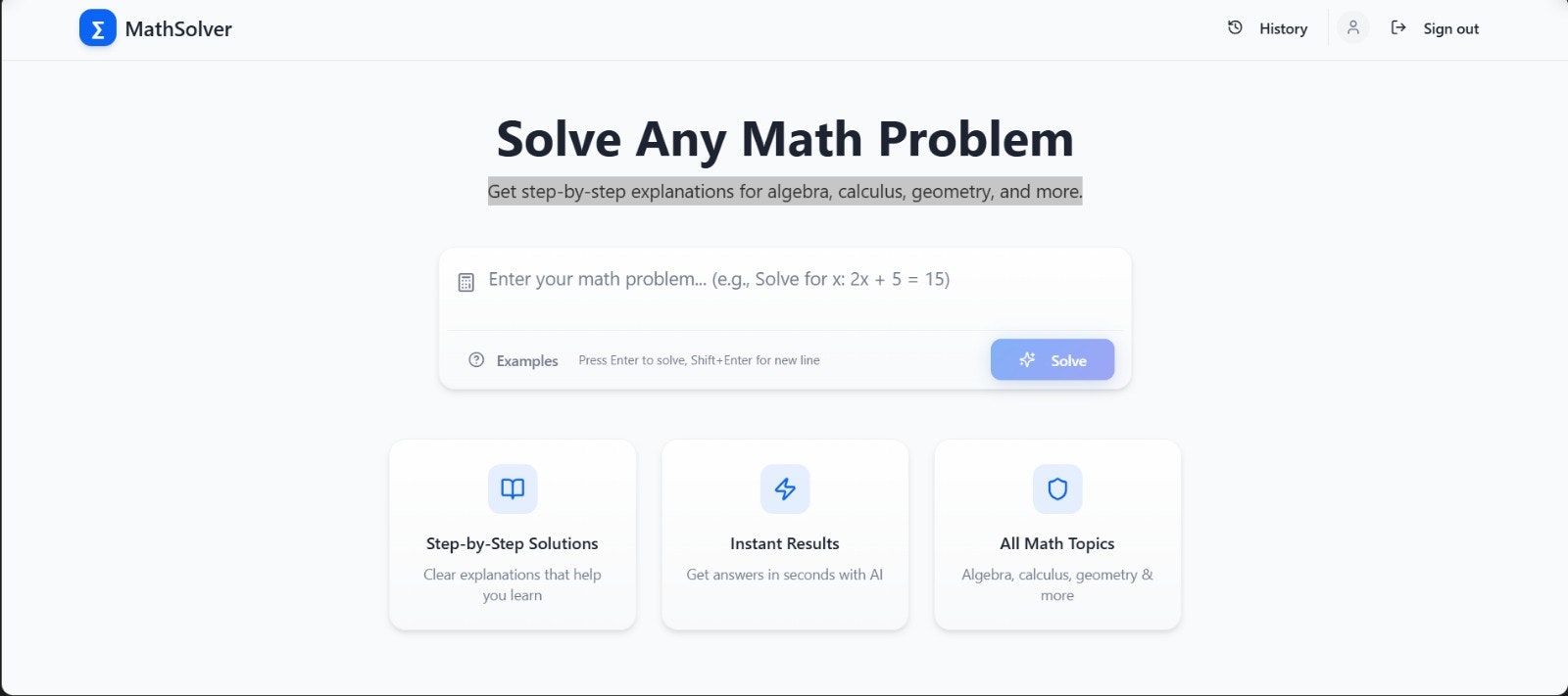 Quick Math Solver gallery image
