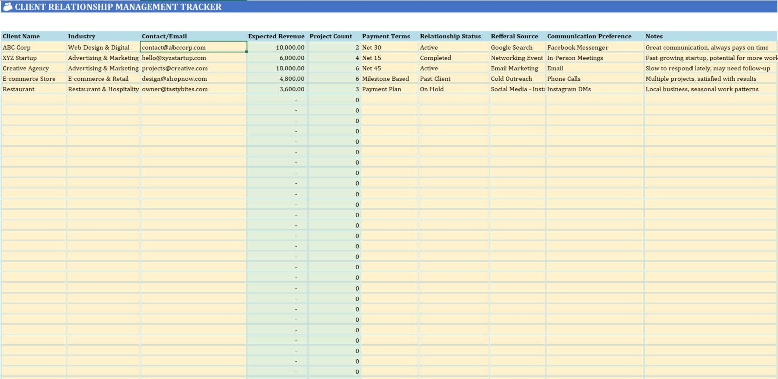 Creative Business Tracker Pro  - Screenshot 4 showing product features and functionality