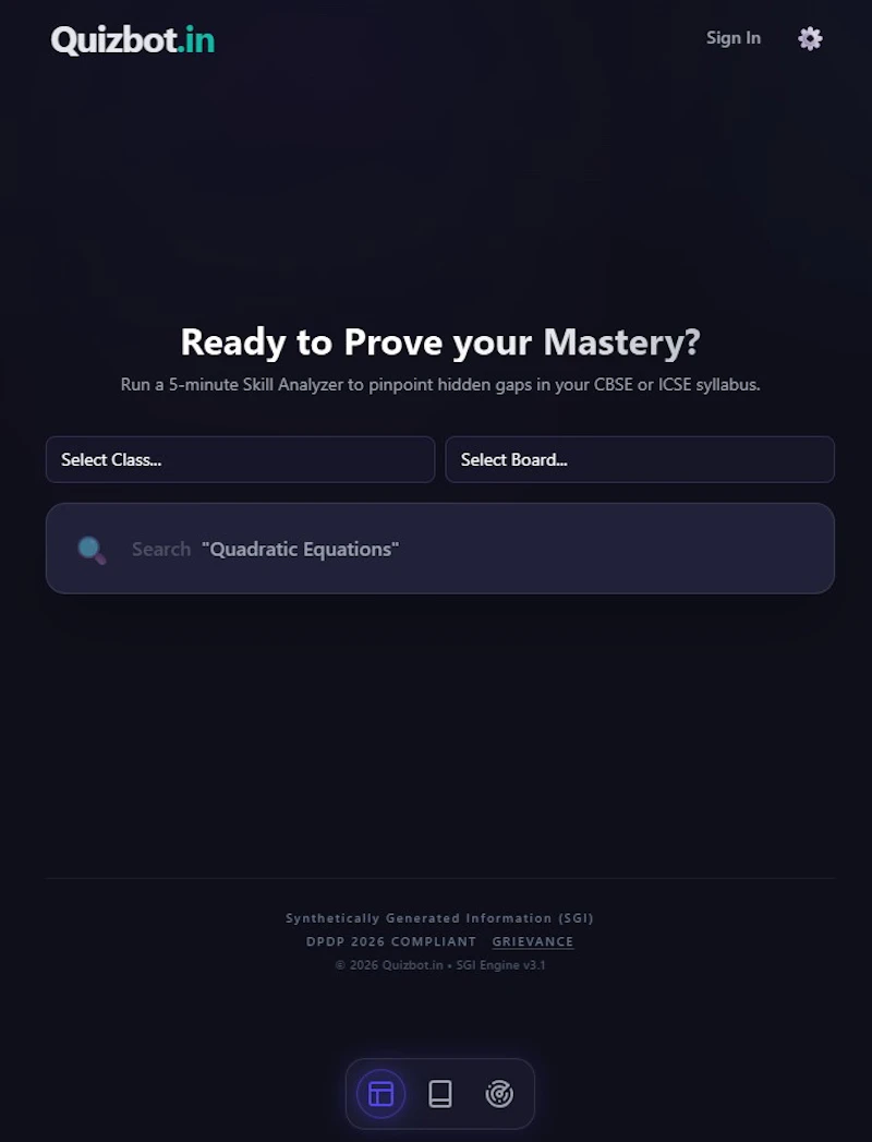 Quizbot Academic screenshot 2