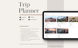 Wanderlust Planner : Travel Planner media 1