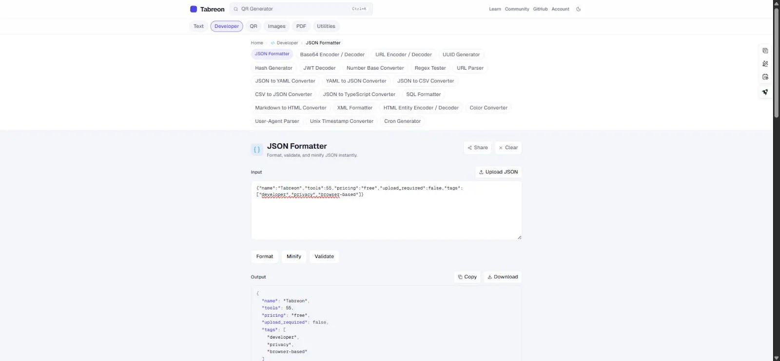 Tabreon screenshot 1