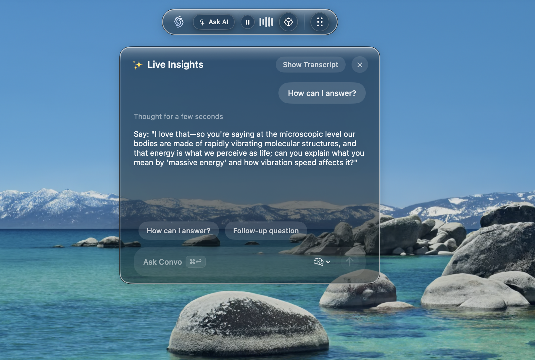 Convo - Screenshot 2 showing product features and functionality