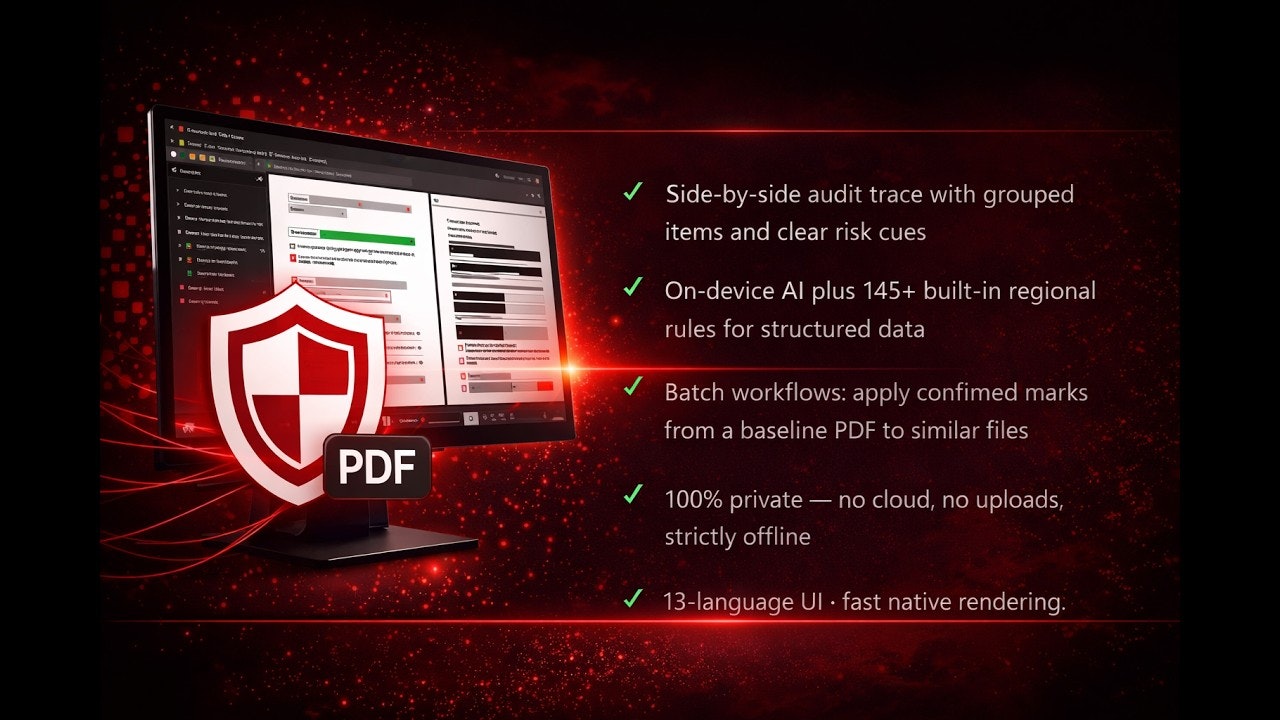 PlainBytes PDF Redactor gallery image