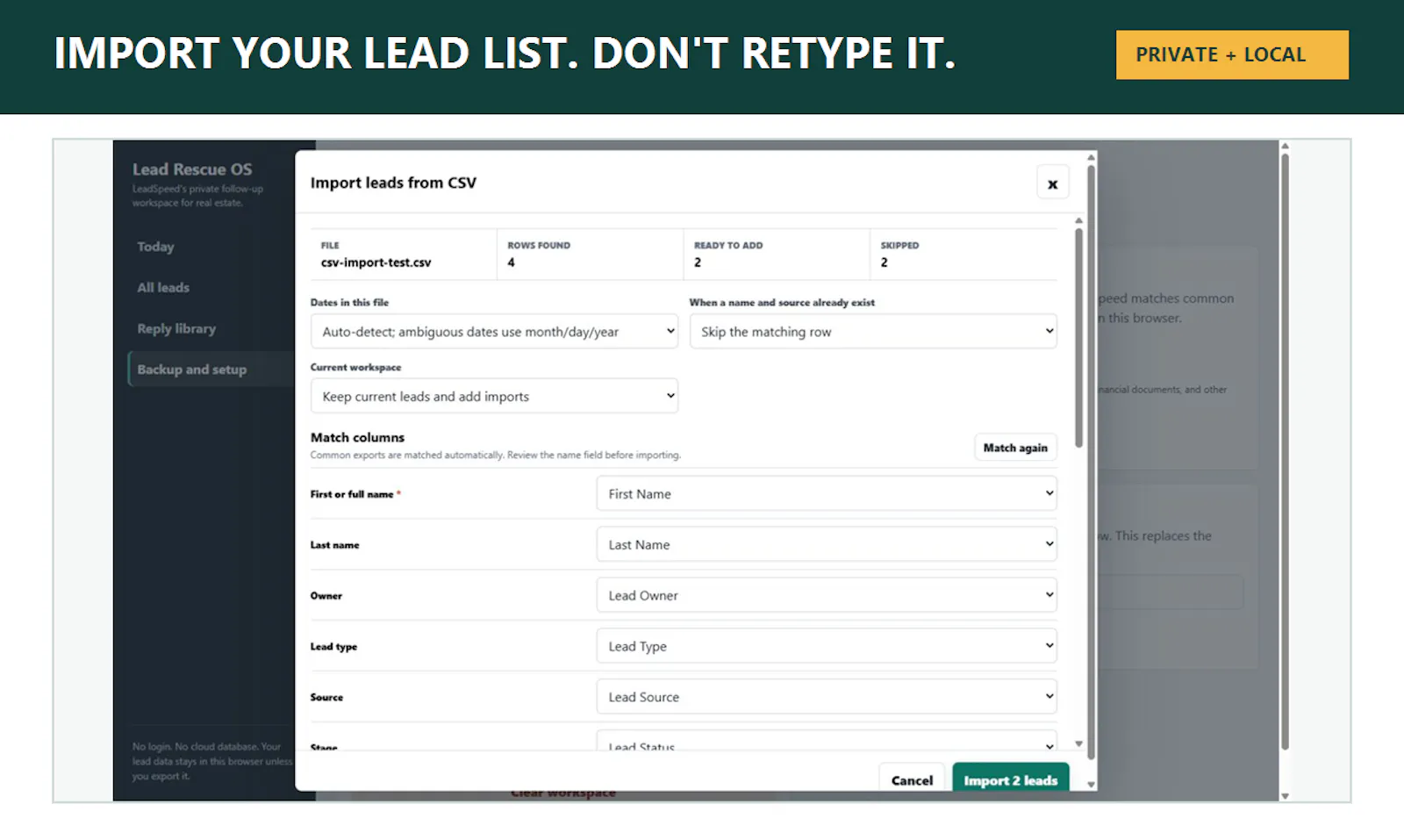 LeadSpeed screenshot 2