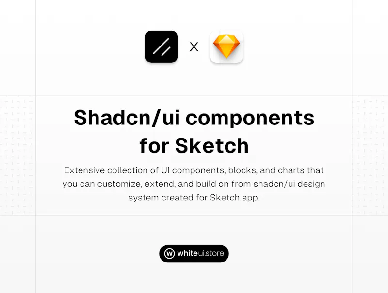 Shadcn UI Components library for Sketch screenshot 2