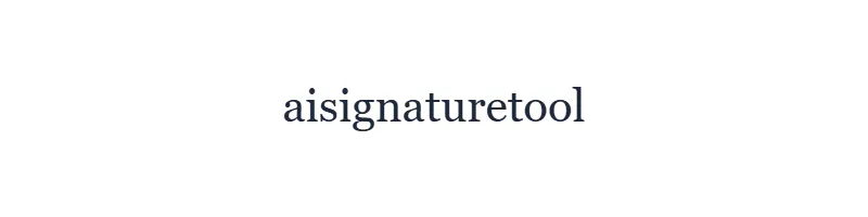 AI Signature Generator gallery image