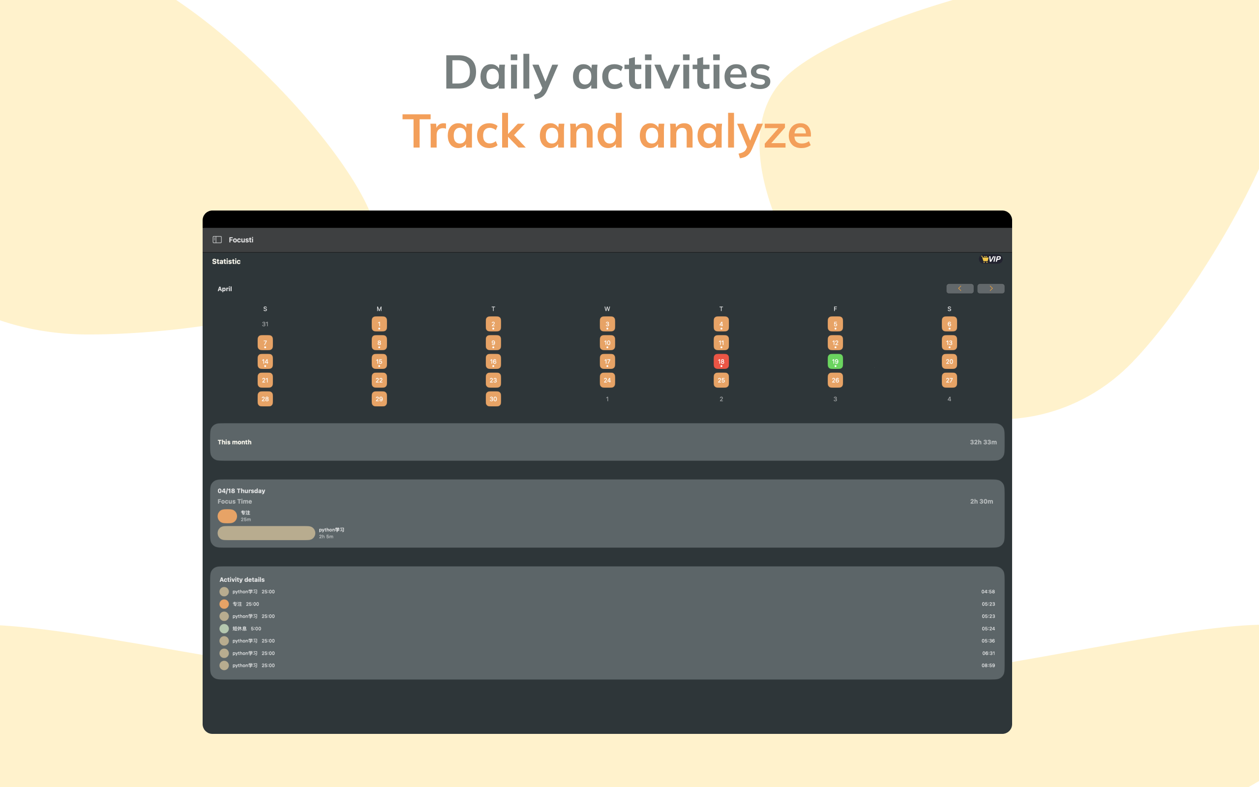 Mídia 7 de Focusti: Focus & Study Timer