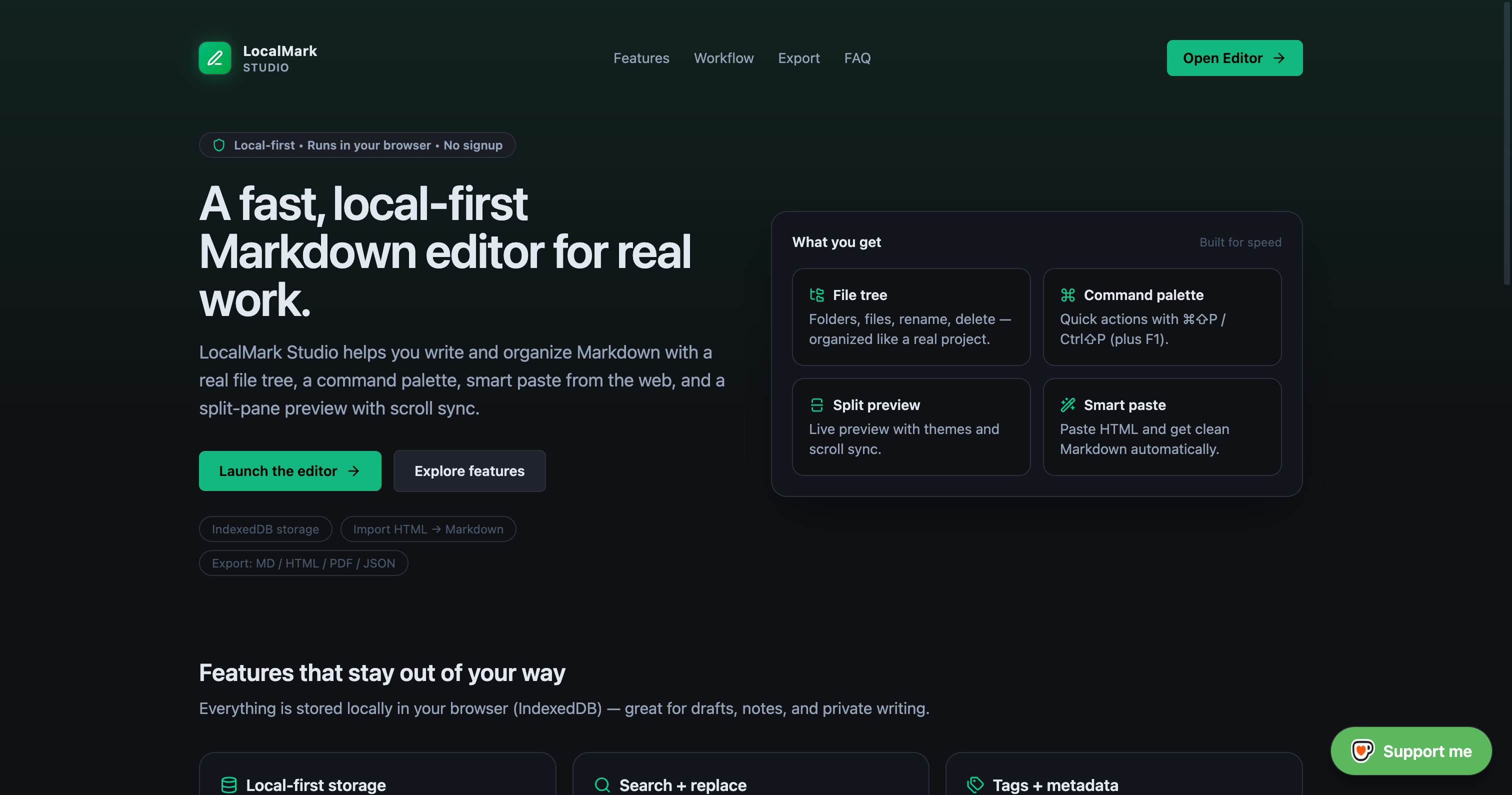 LocalMark Studio screenshot