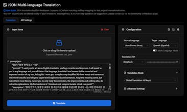 JSON Translator gallery image