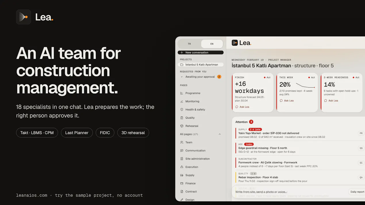 Lea by LeanAIOS product