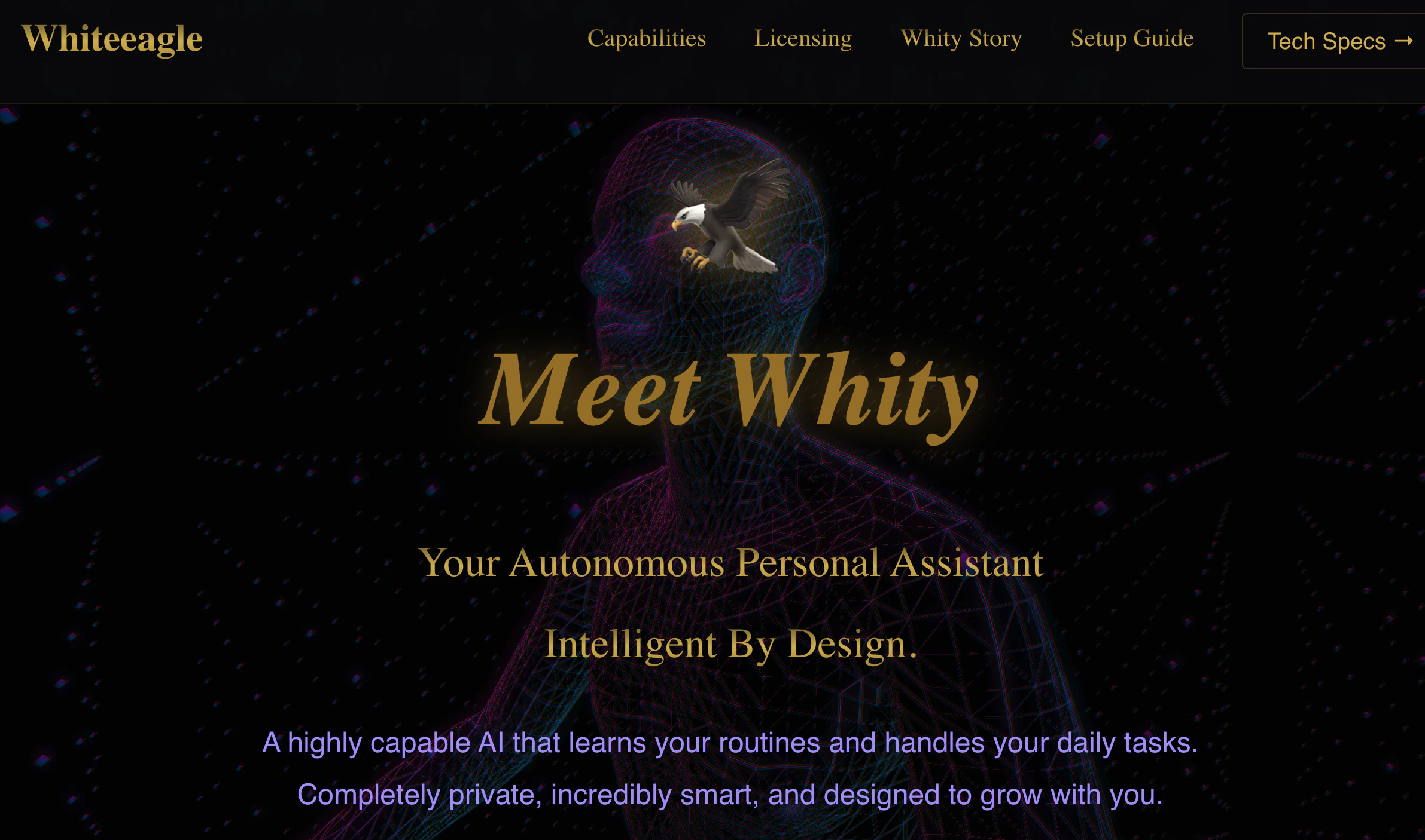 Whiteeagle (whity) logo