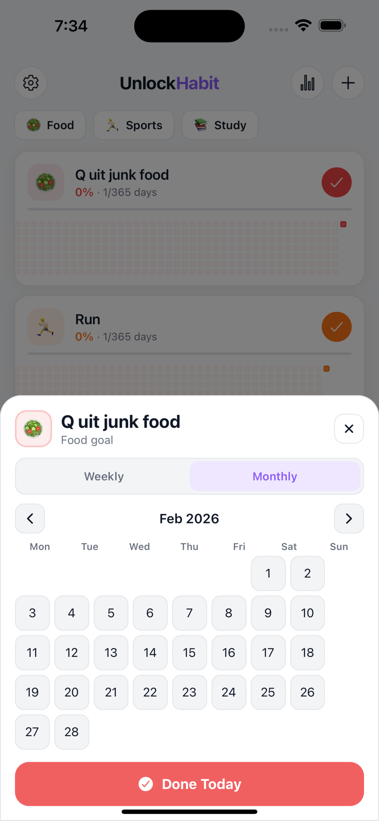 UnlockHabit gallery image