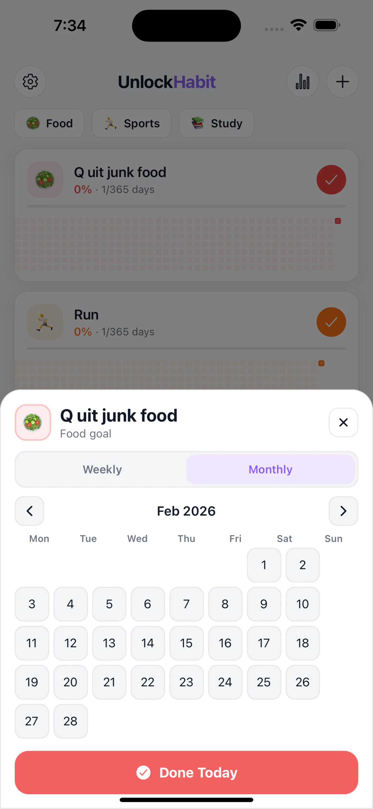 UnlockHabit 截图 4