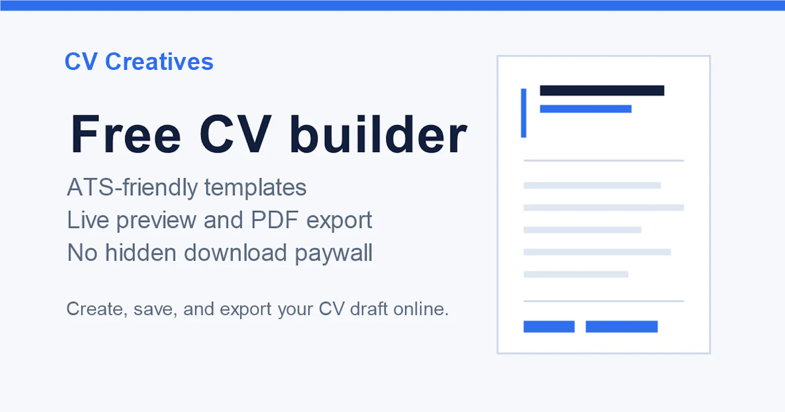 CV Creatives screenshot 1