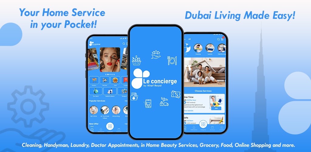 The Concierge: Dubai Super App - การทำความสะอาด, Handyman, ร้านขายของชำ, อาหาร, ความงามที่บ้าน, การแพทย์, ฯลฯ media 2
