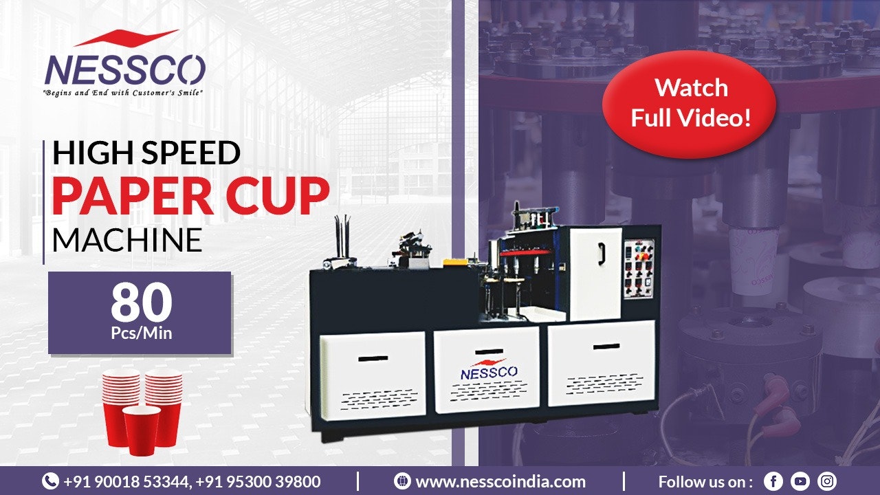 Disposable Paper Cup Making Machine