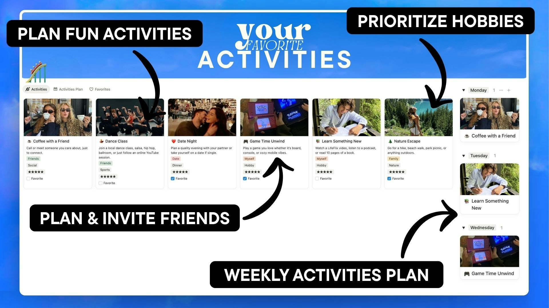 Your Favorite Life | Notion Life OS gallery image