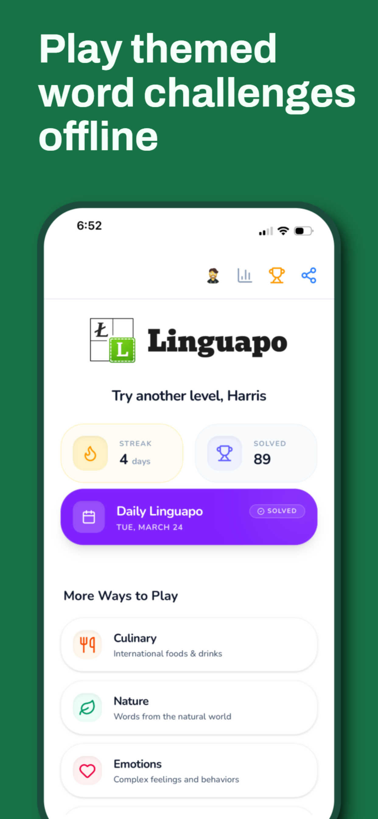 Linguapo - Daily Word Game gallery image
