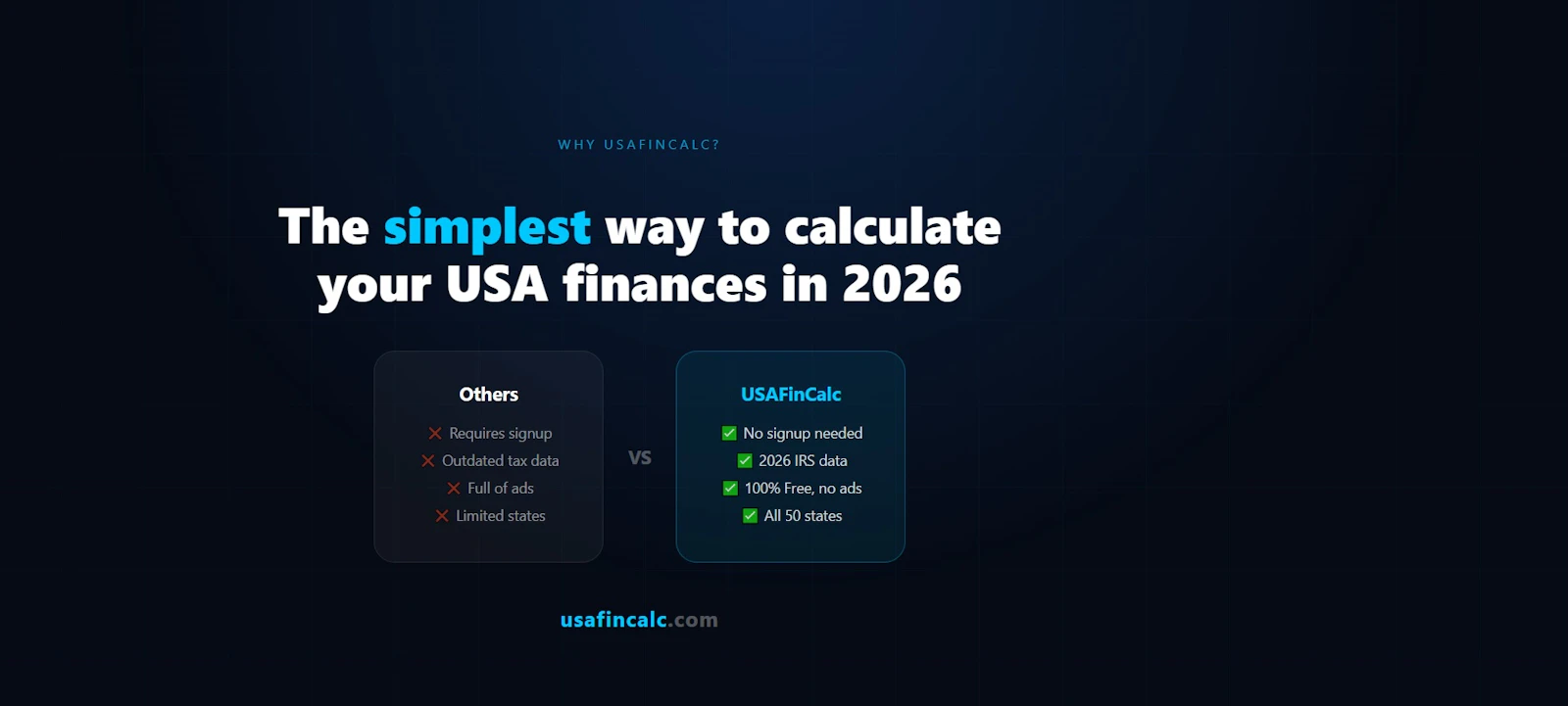 USAFinCalc screenshot 1