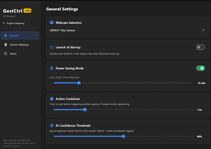 GestCtrl Pro screenshot 2