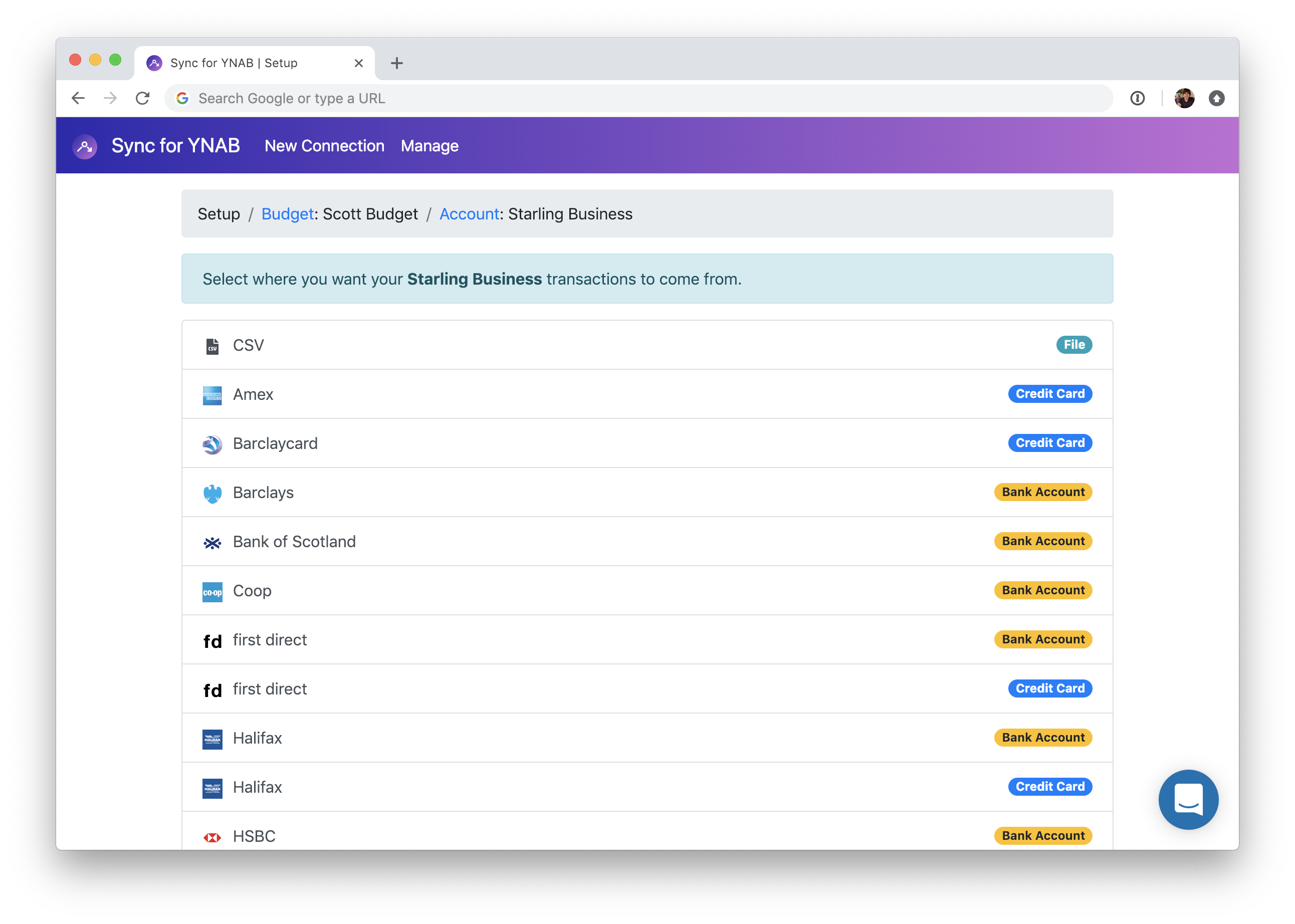 Sync for YNAB gallery image