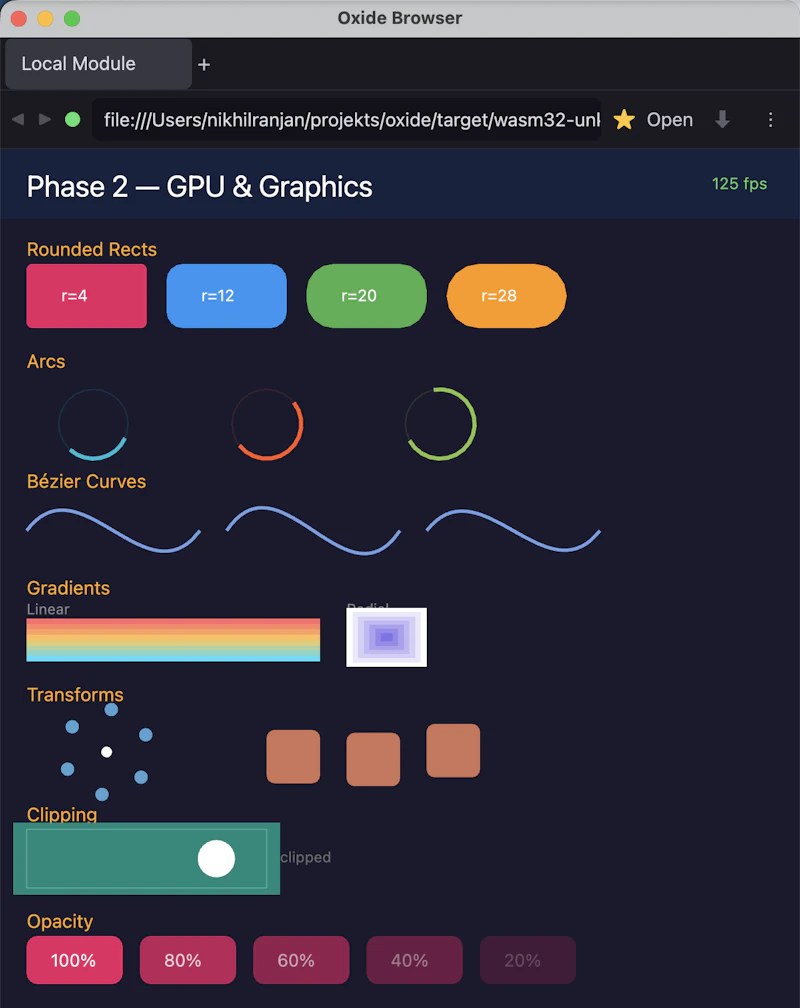 Oxide Browser screenshot 2
