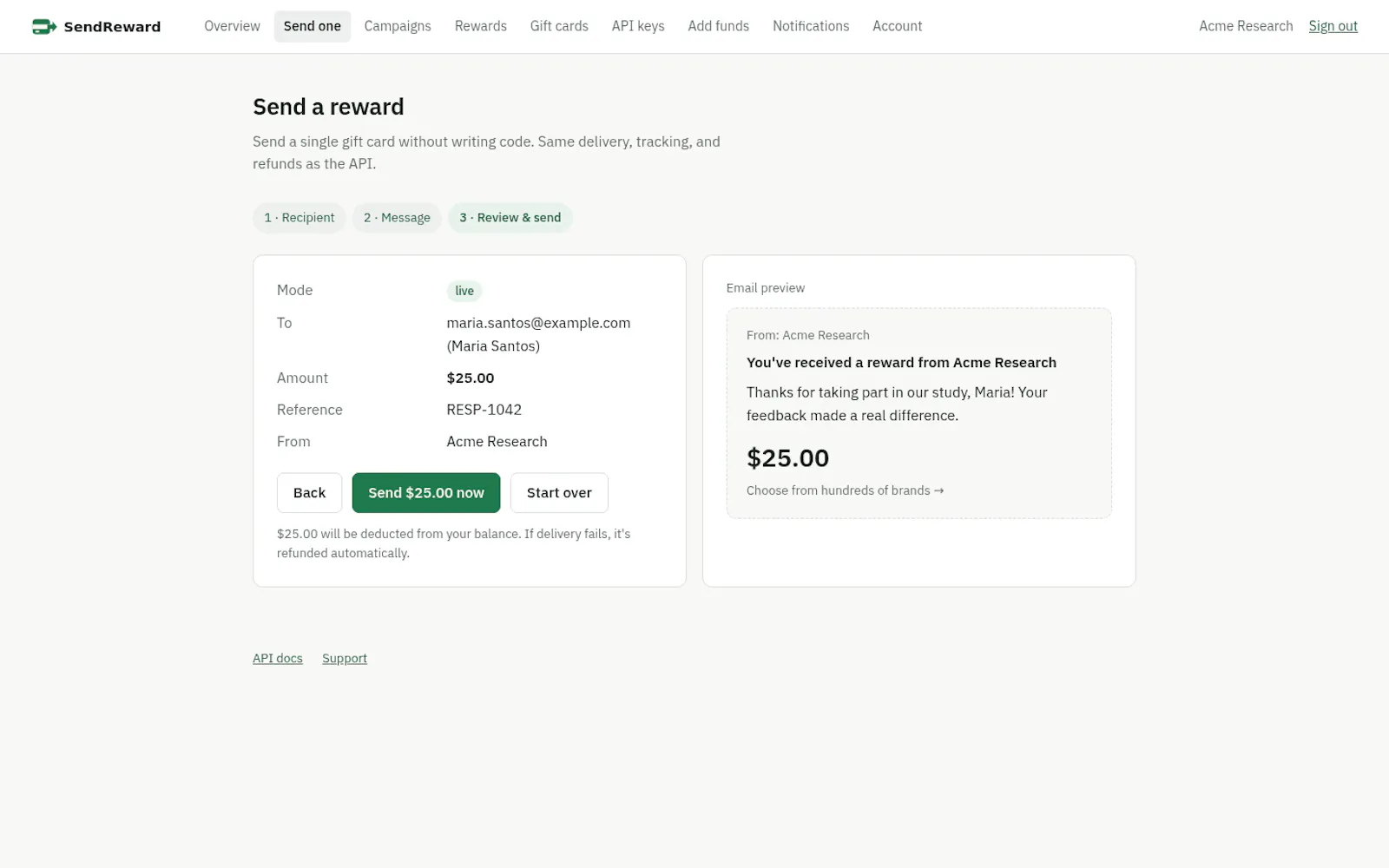 SendReward.com screenshot 8