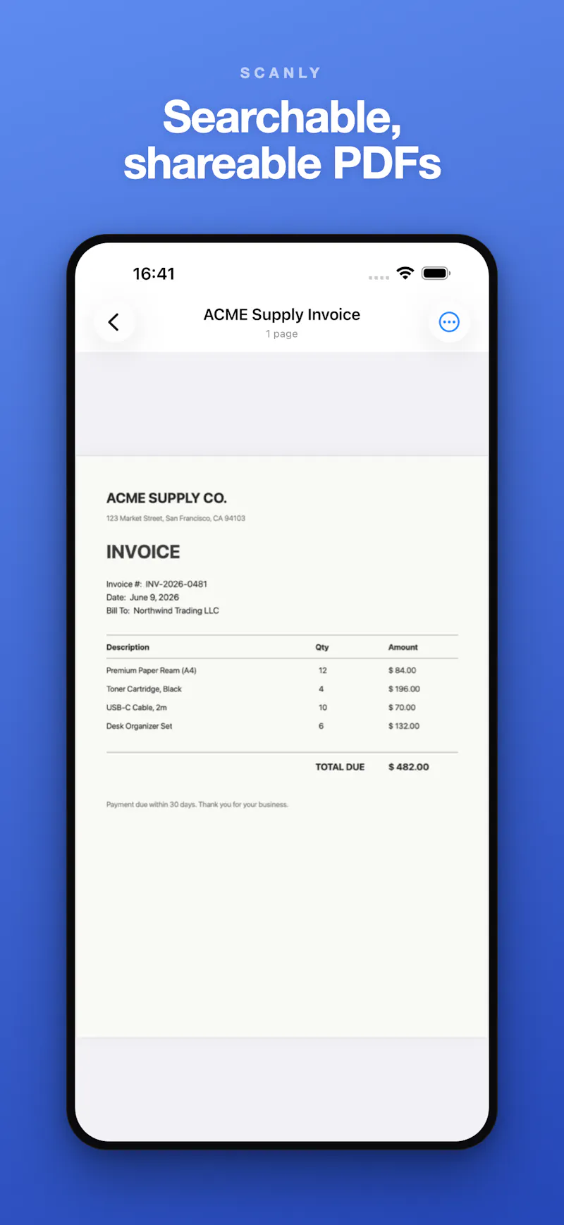 Scanly - Scanner & PDF screenshot 1